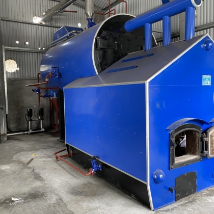 Nồi hơi đốt than dạng, củi, gỗ ép